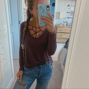 long sleeve soft and sexy shirt